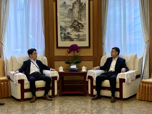李杰副会长会见日本驻华使馆公使野村恒成